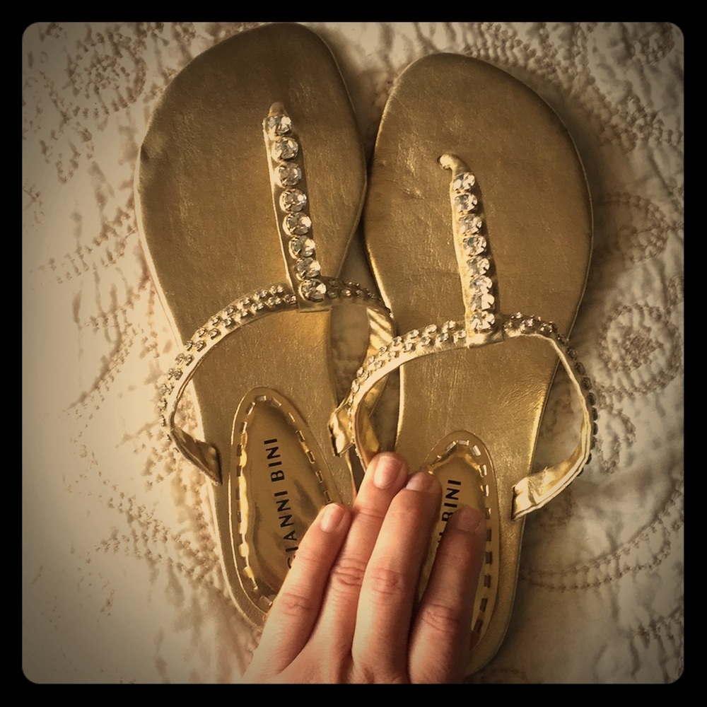 Gold Sandals